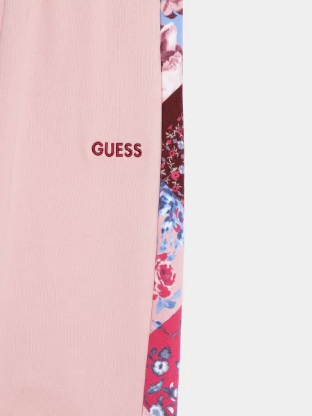 Детские спортивные штаны Guess розовые