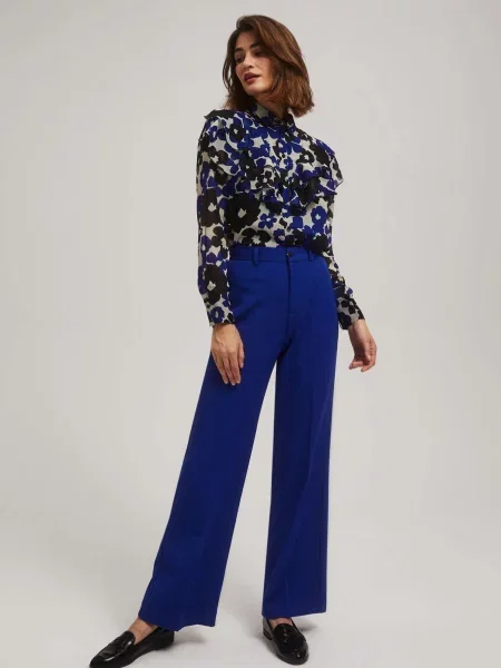 Hlače Marisse modra