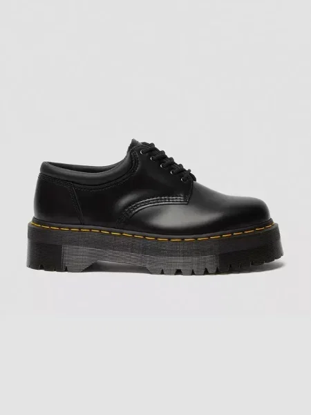 Кожени половинки обувки Dr. Martens Quad черно