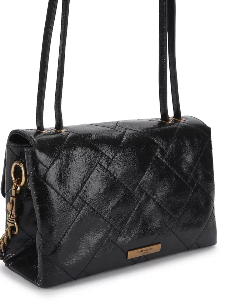 Kurt Geiger London torebka skórzana CELIA czarna