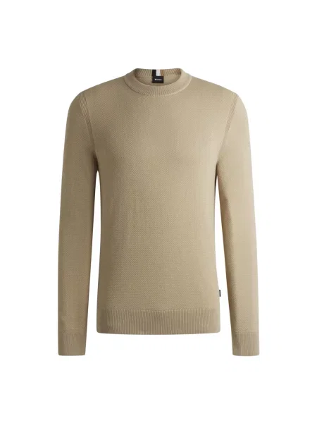 Sweter Boss beżowy