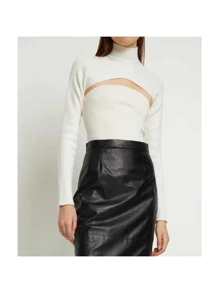 Sweter Tom Ford wełniany z długim rękawem biały