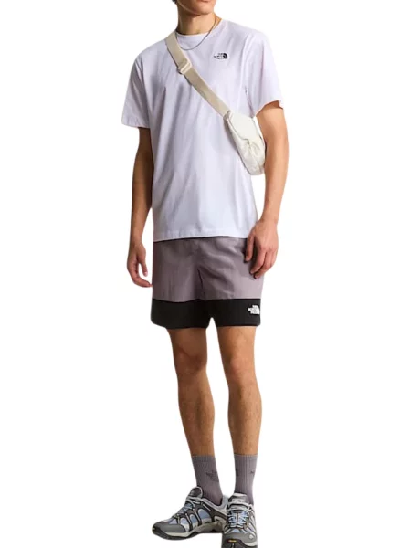 The North Face tricou Simple Dome alb