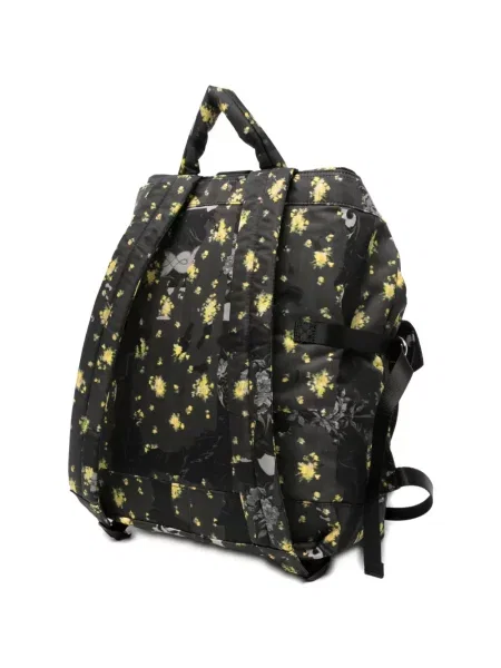 Rucsac Ganni cu model floral cu imagine negru