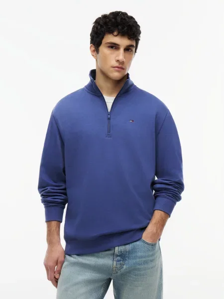 Palton Tommy Jeans albastru