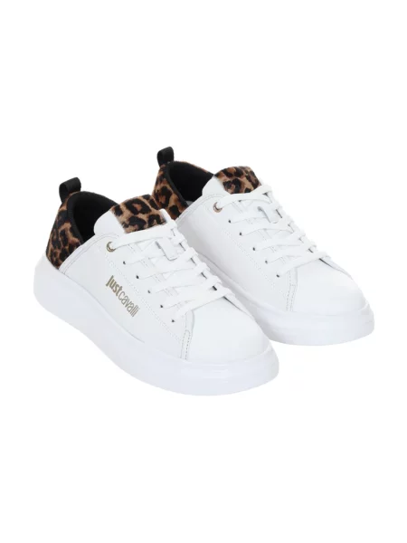 Sneakersy Roberto Cavalli białe
