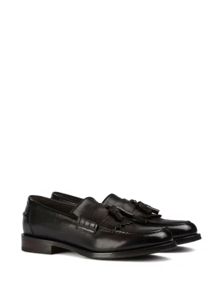 Pantofi loafer Doucal's cu franjuri maro