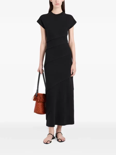 Rochie midi Proenza Schouler din jerseu negru