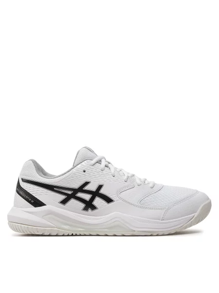 Тенісне взуття ASICS Gel-Dedicate 8 white/black білі