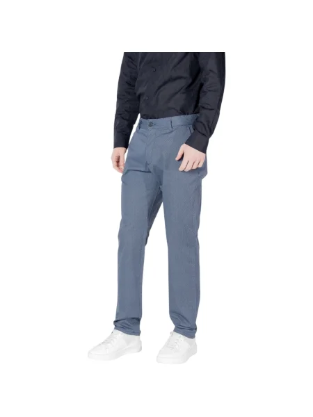 Pantaloni Eax albastru