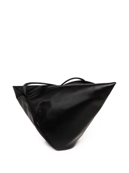 Кожена чанта Discord Yohji Yamamoto черно