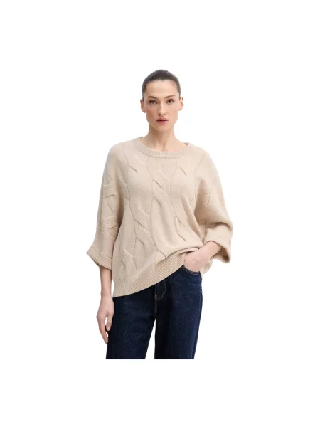 United Colors of Benetton sweter kaszmirowy beżowy
