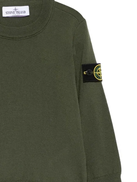Sweter dziecięcy Stone Island zielony