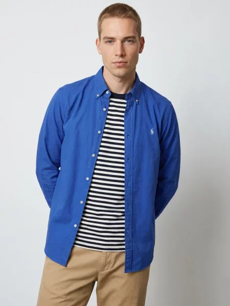 Košeľa Polo Ralph Lauren keper modrá