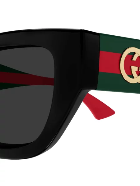 Ριγέ γυαλιά ηλίου Gucci Eyewear μαύρο
