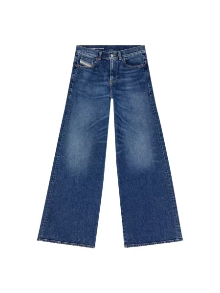 Szerokie jeansy dzwony Diesel 1978 niebieskie