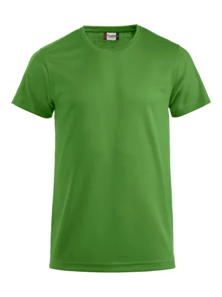Clique T-shirt Ice-T z oddychającego materiału – apple green zielona