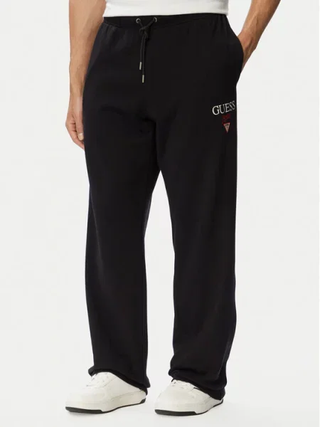 Guess Jeans Melegítő alsó Fekete fehér