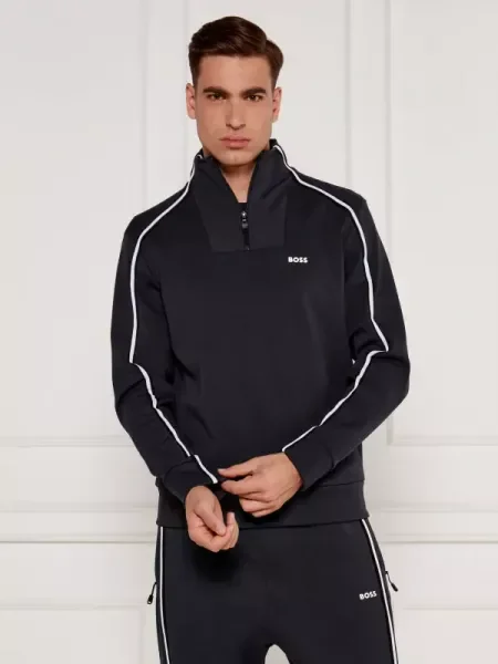 BOSS GREEN Pulóver Sweat 1 kék