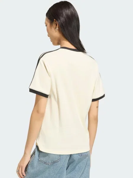 ADIDAS ORIGINALS Tricou negru / lână alb