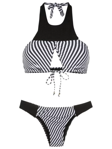 Bikini Amir Slama cu gât halter negru