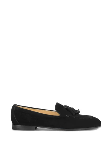 Pantofi loafer Doucal's din piele de căprioară negru