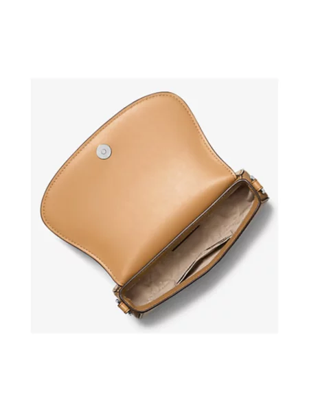 Torebka crossbody Michael Kors skórzana brązowa
