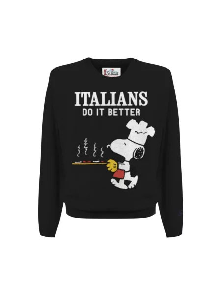Sweter Mc2 Saint Barth czarny