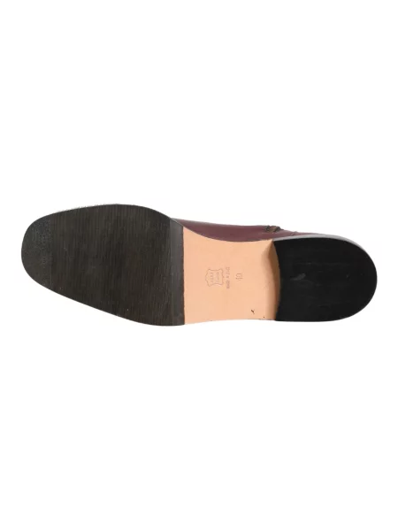 Buty do kostki Dolce And Gabbana skórzane brązowe