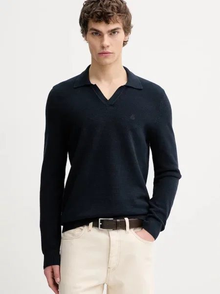 Majica z dolgimi rokavi Marc O'Polo modra