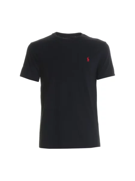 Koszulka Ralph Lauren z dżerseju niebieska