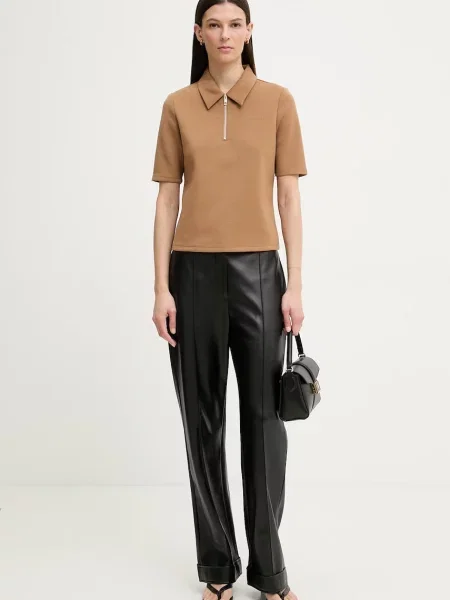 Calvin Klein πόλο γυναικείο καφέ
