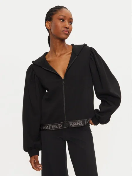KARL LAGERFELD Bluză negru
