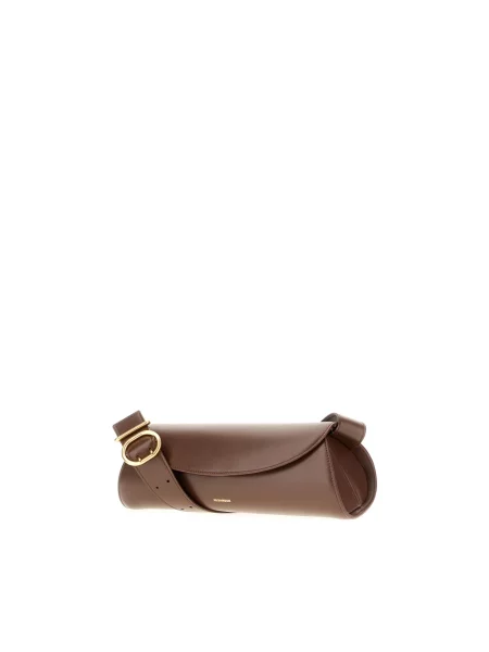 Torebka Jil Sander w serca brązowa