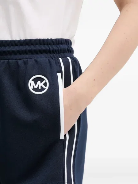 Costum de baie Michael Michael Kors cu mărgele alergare tricotate albastru
