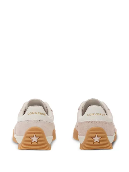 Маратонки Converse Chuck Taylor All Star на платформе с връзки с дантела червено