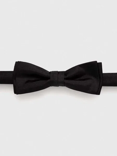 Palton Boss Black de mătase negru