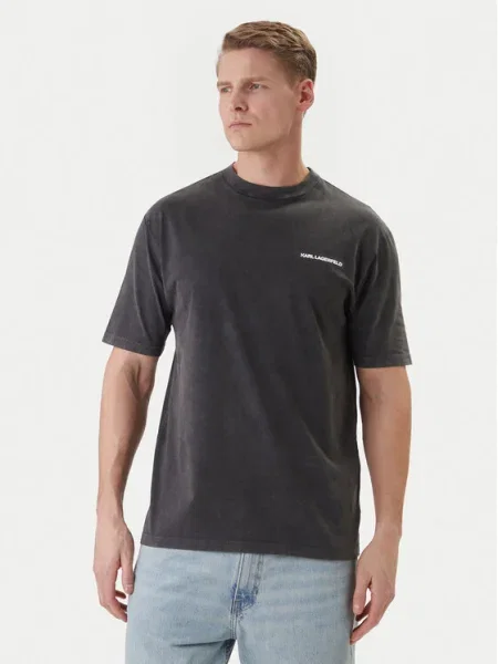 KARL LAGERFELD Tricou gri