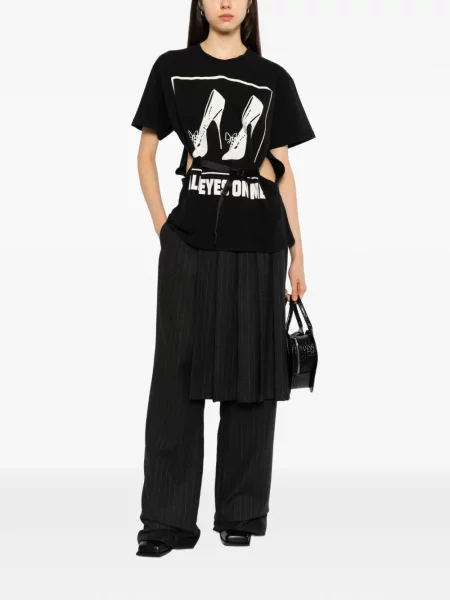 Tricou Vaquera cu imagine negru