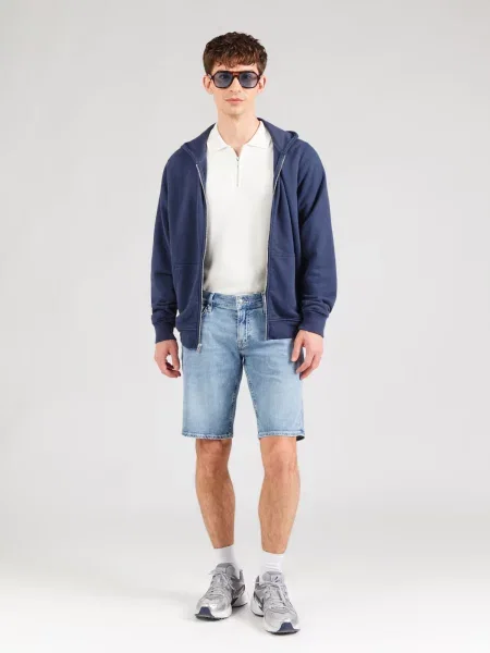 Guess Jeans kratke hlače Svetlo modra