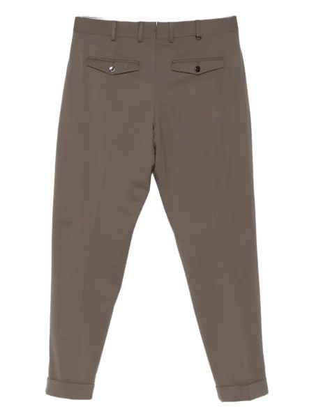 Pantaloni Pt Torino plisate maro