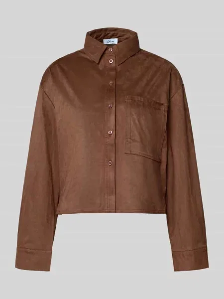 Bluzka koszulowa o kroju loose fit z Brustasza S.oliver Red Label