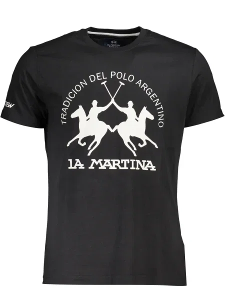 Tricou La Martina scurt negru
