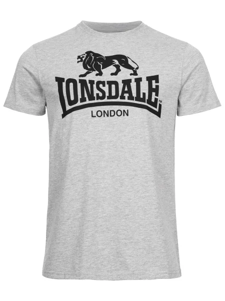 LONSDALE Tricou / negru gri