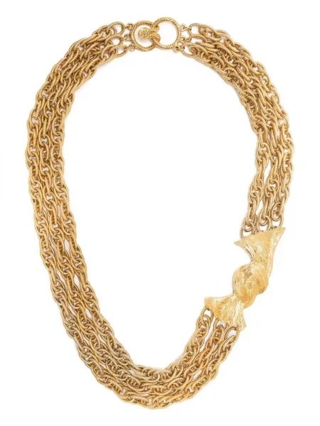 Náhrdelník Givenchy Pre-owned zlatý