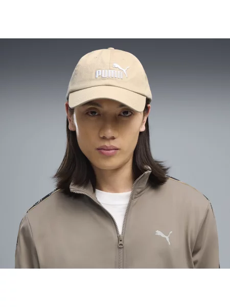 PUMA Czapka z daszkiem z logo No. 1 ESS Akcesoria BeÅ¼owy OSFA