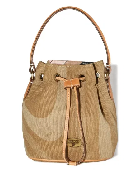 Geantă bucket Pucci maro
