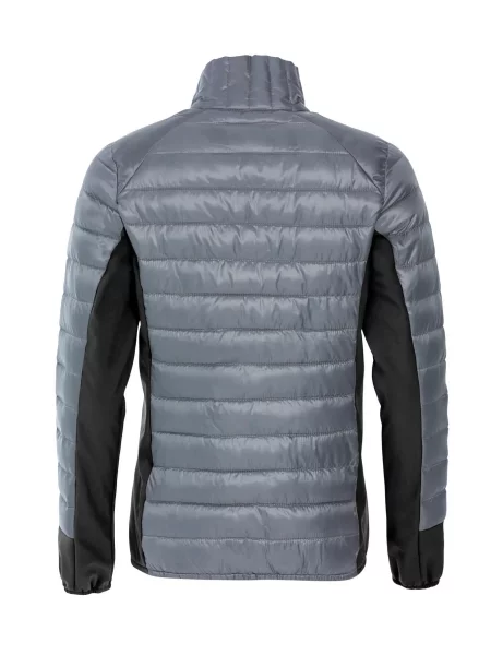 Clique kurtka Lemont pikowana z panelami softshell – grey szara