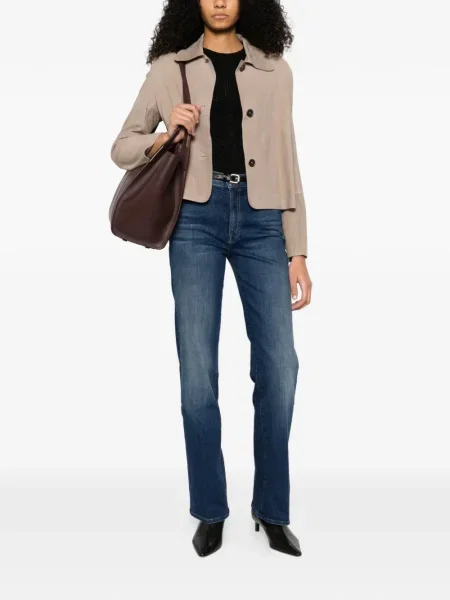 Blugi Mother cu 5 buzunare albastru