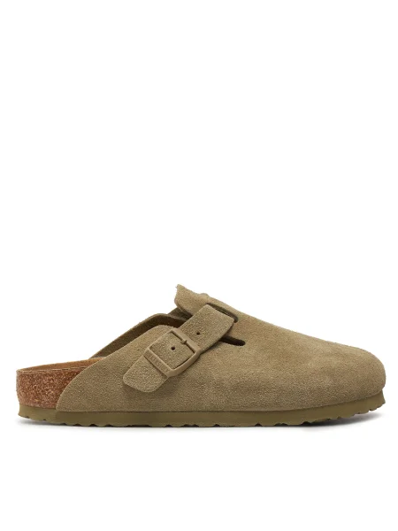 Сникърси Birkenstock Boston Suede Leather Faded Khaki EUR 39 зелено